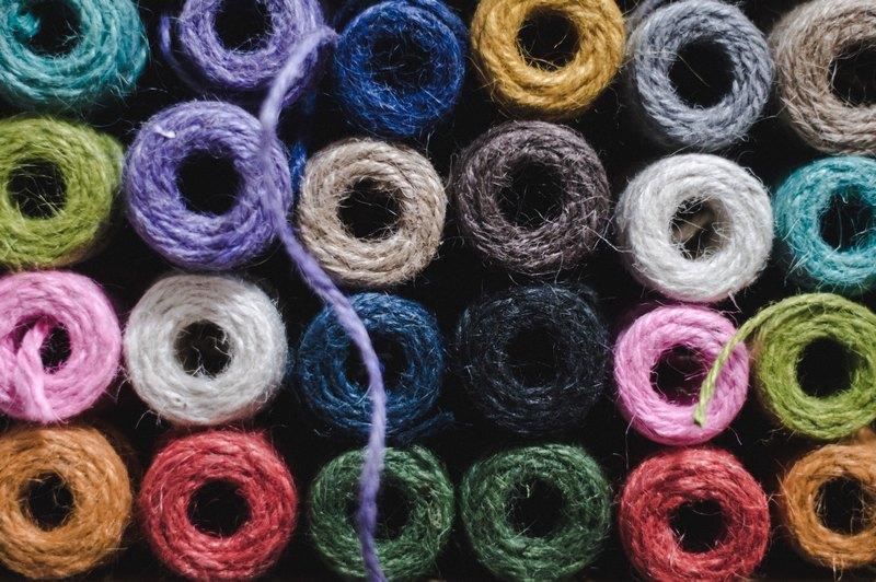spools of yarn